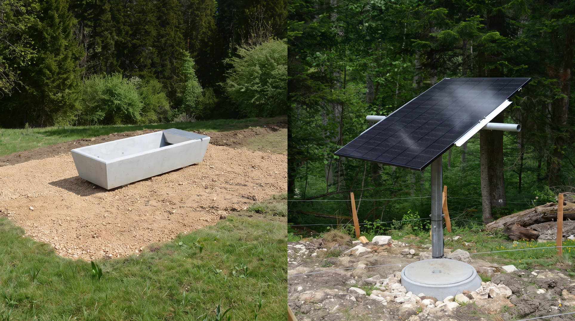 Gut durchdachte Solartränke in Tavannes